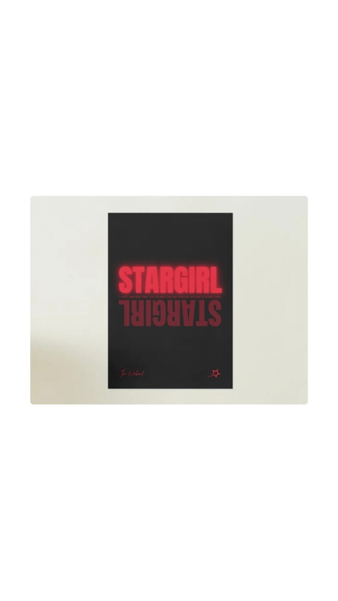 "Stargirl" The Weekend Poster